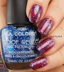 L A Colors Color Craze Glitter Nail Polishes La Colors Nail Polish Nail Polish Glitter Nail Polish