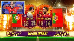 City talisman kevin de bruyne, and united maestro bruno fernandes. I Got Bruno Fernandes Joao Felix Headliners Fifa 21