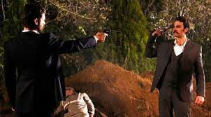 Seyit Shooting Petro After Finding Out Petro Was In The Russian Resistance And That Petro Had Killed The Barro Kurt Seyit And Sura Turkish Film Kivanc Tatlitug