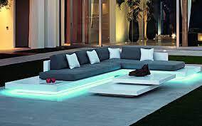 Malibu metal platform ottoman, black. Air Platform Coffee Table