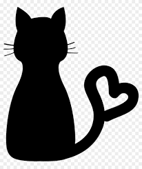 Maybe you would like to learn more about one of these? Cat Black And White Cat Clip Art Cat With Heart Clipart Free Transparent Png Clipart Images Download