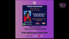 Healthy Relationships with Petreece Cuffie - Shared Activities and ...