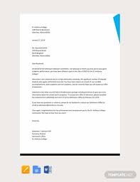 Writing college acceptance letters is not an easy thing, as it involves a lot of. 16 Free Admission Letter Templates Edit Download Template Net