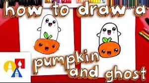 Here's what happened when 12 random people took turns drawing and describing, starting with the prompt highfive ghost holds pumpkin. How To Draw Cartoon Pumpkin And Ghost Art For Kids Hub