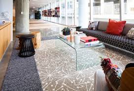 Flor Mod Cafe With Dillinger Border Interface Showroom Chicago Il Interior Design Carpet Design Interior