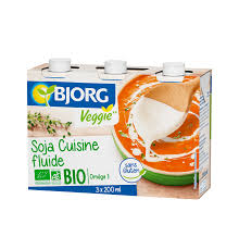 Soja Cuisine Fluide 3x200ml Bjorg