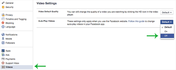 Go to the menu and choose options. How To Stop Video Playing Automatically In Facebook