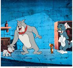 Spike bulldogis a gray, rough bulldog that appears in many of tom and jerry cartoons. The Tom And Jerry Comedy Show Tom Jerry Spike And Tyke Size Lot 14179 Heritage Auctions