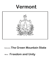 Vermont State Flag Coloring Page Flag Coloring Pages Vermont Coloring Pages