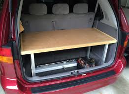 Photographed in roseville, new south wales, australia. My 2002 Honda Odyssey Gains A Shelf And Workbench My Desultory Blog