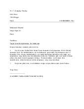 Ketika kita mulai belajar untuk bertanggung jawab dan juga belajar untuk menjadi pribadi yang mandiri. Surat Mahkamah 1