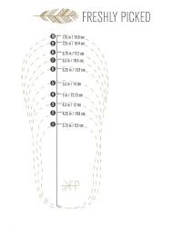 Scientific Infants Shoe Chart Crochet Bootie Size Chart Vans