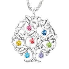 Birthstone Gifts For Mom Not Jewelry 75th Birthday Gift Ideas For Mom 20 75th Birthday Gifts She Ll Love Family Tree Necklace Family Tree Necklace Birthstones Tree Birthstone Necklace