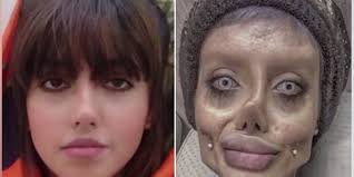 Angelina jolie as maleficent maleficent is a disney s villain and a character in the new movie maleficent. Sahar Tabar Before And After Becoming Zombie Angelina Jolie Here S Her Profile Page All Archyde