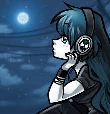Draw a long, curved line from the top of one headphone to the side of the other. How To Draw A Girl With Headphones Step By Step Drawing Guide By Dawn Dragoart Com