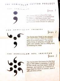 However, when it comes to a semicolon tattoo design, it is used as a. Semicolon Tattoo Project Tumblr Tattoo Semicolon Tattoo Project Semicolon Tattoo Tattoo Project