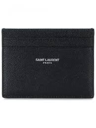 Assemble your card pouch lay your lining fabric right side up. Saint Laurent Wallets Credit Card Holder Leather Credit Card Case Black Tessabit Shop Online