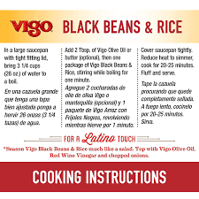 Vigo Authentic Black Beans & Rice, Low Fat, 8oz (Black Beans & Rice, Pack  of 12) Black Beans & Rice 8 Ounce (Pack of 12)