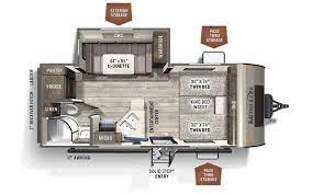 Both floor plans also include a small wet bath addition, turning this small trailer into a full travel trailer with a these 13 ft scamp small camping trailers with bathrooms might seem too small to fit much of. Rockwood Mini Lite Forest River Rv Manufacturer Of Travel Trailers Fifth Wheels Tent Campers Motorhomes