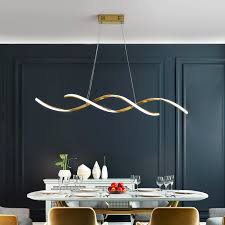 Keep chandeliers or pendant lighting out of your face by installing at least 30 inches over the table. Chrome Gold Plated Hanging New Modern Pendant Lights For Dining Room Kitchen Room Home Deco Pendant Lamp Fixture Luminaire Pendant Lights Aliexpress