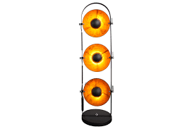Stehlampe 130cm Retro Aussergewohnlich Schwarz Gold Wohnzimmer Ebay