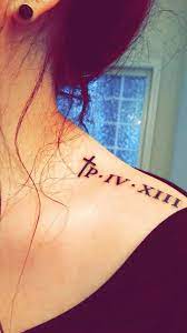 Philippians 4 13 in roman numerals. Tattoo I Got Last Night With My Lil Sis Philippians413 Romannumeraltattoo Tattoos Forarm Tattoos Sharpie Tattoos