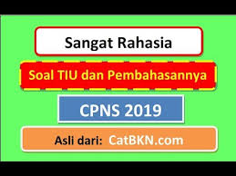 Hal tersebut dapat dilihat dari peringkat un setiap tahun bahwa smp n 1 jepara sering menduduki peringkat 1 hasil un terbaik se kabupaten jepara dan yang terbaru pada tahun 2019 ini smp n 1 jepara kembali menduduki juara 1 hasil un terbaik se kabupaten jepara. Soal Tiu Cpns 2019 Sering Muncul Pdf Dan Pembahasannya Youtube