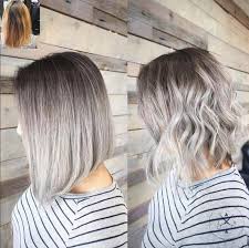 Get a bob haircut and an ombre that keeps the natural color of your roots. 20 Trendy Gray Hairstyles Gray Hair Trend Balayage Hair Designs Hairstyles Weekly