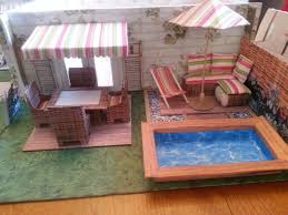 Maison En Carton Cardboard House Diy Barbie Furniture Barbie House Furniture