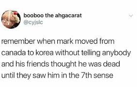There S Actually A Idol That S From Canada I Feel Special Cause I Live In Canada Nct Life Funny Kpop Memes Kpop Funny