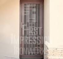 Copper Triple Plate Iron Security Door