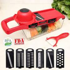 mandoline reglable a 6 lames le niveau madoline trancheuse peut repondre a l ensemble de vos besoins en pl vegetable grater vegetable slicer vegetable chopper