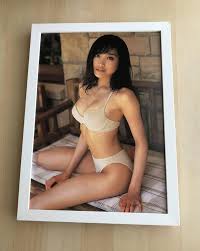 Amazon.co.jp: 額装 佐藤江梨子 グラビア セクシー ビキニ 貴重写真 A4サイズ額 ポスター風デザイン 水着 下着 美ボディ 美乳  くびれ : ファッション