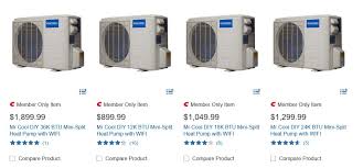 A wide variety of ductless mini split air conditioner heat pump options are available to you, such as electric, solar and battery.you can also choose from 1 year, 2 years and 3 years pump is cb, ce, or {3}. Costco Now Selling Diy Mini Splits Hearth Com Forums Home