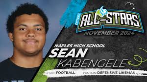Senior Sean Kabengele is a defensive lineman