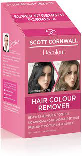 The solution will not only strip the dye from your hair, but also most of your natural hair color. Scott Cornwall Decolour Remover Removes Unwanted Permanent Hair Colour Amazon Co Uk Beauty