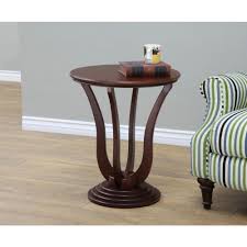 Homecraft Furniture Dark Walnut End Table Dw1409 The Home Depot In 2020 End Tables Espresso End Table Home Furnishings