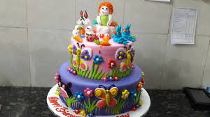 How To Make Birthday Fancy Cake Two Step Butterfly Animals Decorations Fancy Cakes Cake New Cake