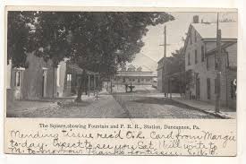 Prr Pennsylvania Depot Station Duncannon Pa Vintage Perry County Postcard Postcard Perry County Real Photos