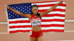 Her racing repertoire also spans the 100 meters, 4x100 meter relay, and 4x400 meter relay. Fans Vote Allyson Felix Greatest Olympian In Usc History Usc Athletics