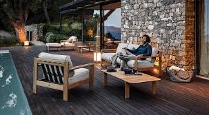 Luxury outdoor furniture can make your outdoor space 'a home outside your home'. Loop Collection Modern Luxury Outdoor Furniture Gloster Luxury Outdoor Furniture Outdoor Lounge Seating Lounge Seating