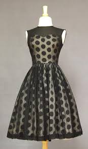 Evy S Inspirations Vintage Dresses Polka Dot Cocktail Dresses Fashion