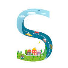 Position of q in english alphabets is : Alphabet Letter S Cartoon Flat Style Greeting Card For Sale By Popmarleo