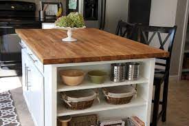 Butcher block counter tops are made up of accumulated wood. Pin By Lisa Baker Heaton On Kitchen Kitchen Island Plans Kitchen Island Upgrade Butcher Block Island Kitchen