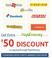 Bookmyshow Ticketnew Domino S Justeat Tastykhana Foodpanda Rs 50 Off On Rs 150 Movie Tickets Order Food Online Books