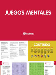 ¡haga este ejercicio de reflexión y encuentren la respuesta! Juegos Mentales Pdf Destructor Crucero