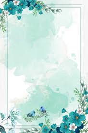Chinese Style Watercolor Blue Flowers Border Background Vector Watercolor Flower Background Flower Background Wallpaper Flower Backgrounds