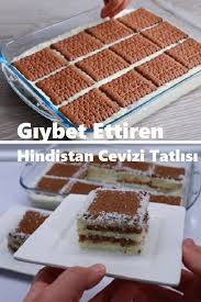 Giybet Ettiren Hindistan Cevizi Tatlisi Cake Recipes Desserts No Bake Cake