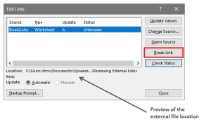 Find And Break All External Links In Excel File [Guide 2022]