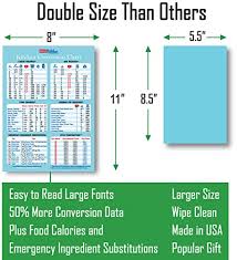 Customize the colors and add your business information to create a unique design for your clients, and be assured they will remember your business all year long. Must Have Useful Kitchen Conversion Chart Magnet 50 More Data Big Text Cooking Baking Recipes Cookbook Food Scale Accessories Magnetic Measurement Measuring Guide Great Holiday Birthday Day Gift Pricepulse